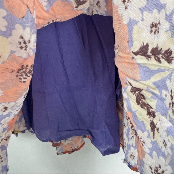 NWT Free People Sugar Crush Mini Dress in Cobalt Combo - Picture 6 of 13